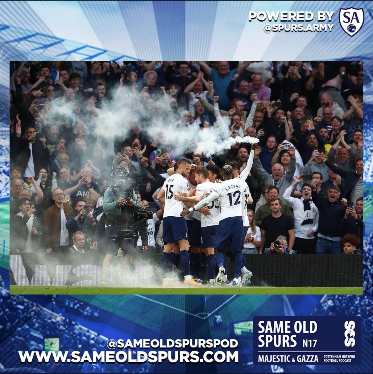 Sameoldspurspod's tweet photo. ***NEW EPISODE OUT NOW***
Episode 30 Season 2.
NORTH LONDON IS OURS.
Wow what a night. What a result. We discuss that huge win VS arsenal.
The top 4 race as it stands + all the laughs along the way🐓🐓🐓
https://t.co/409AgwCrFx
#sameoldspurs #coys https://t.co/i9JPNblgRR