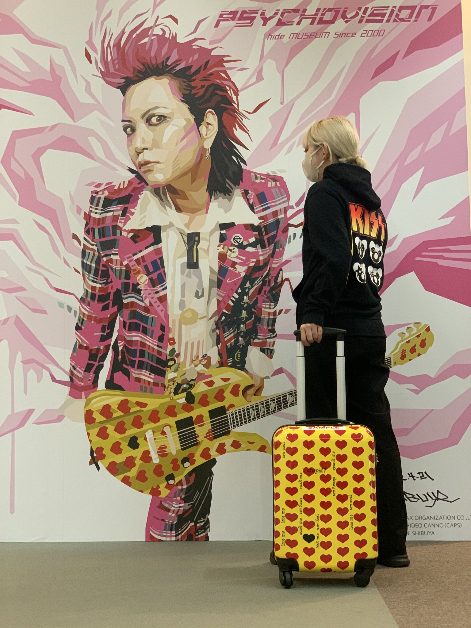 hide キャリーケース　スーツケース　イエローハート　限定 _psychovision_ on X: 