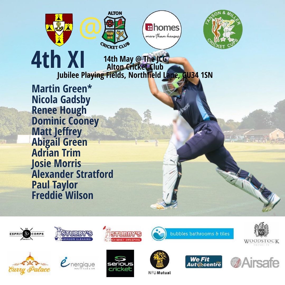 AltonCricket's tweet photo. 📣Team announcement 📣

Huge congratulations to @gemma___p becoming the first female to receive a #baggyblue as she makes her competitive debut this weekend.

1XI v Sarisbury Athletic - A
2XI v Tichborne Park - H
3XI v East Woodhay - A
4XI v Kingsley - H 

#cricket #spcl https://t.co/JaZcJiN01j