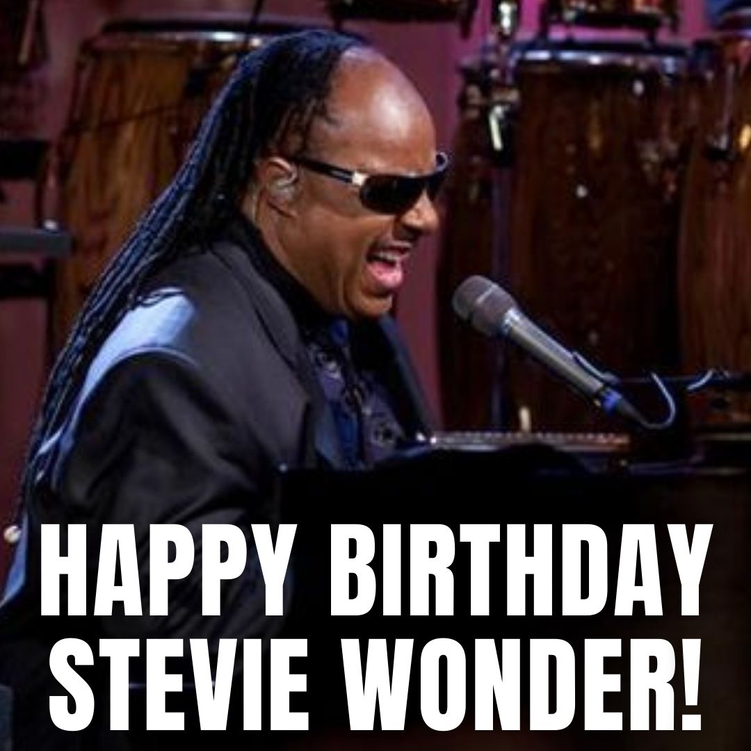 We\re \"overjoyed\" to wish Stevie Wonder a Happy Birthday! 