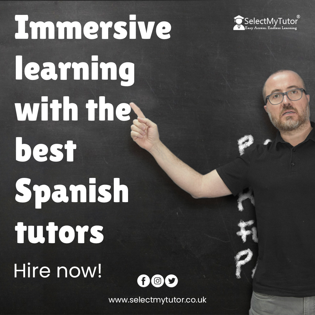 All of our high quality #Spanishtutors are interviewed and background-checked before tutoring.
.
Follow #SelectMyTutor for more.
bit.ly/3sVfA4v
#drawingtutor #economictutor #englishtutor #onlinetutors #artstutor #chemistrytutor #accountingtutor #tutoring #ittutor