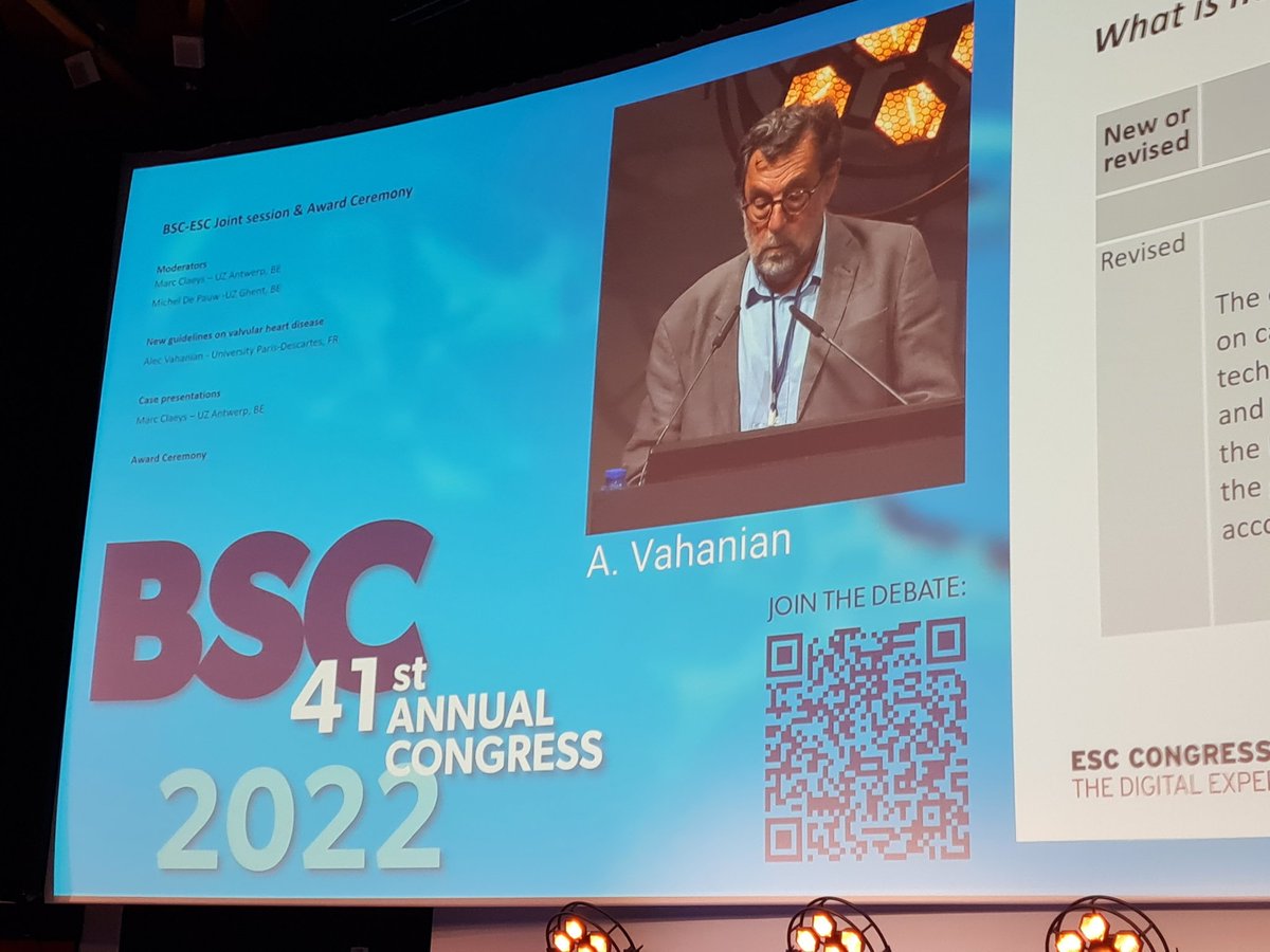 BSC congress 2022. Jont session with ESC. Face to face. Great program and attendance. #bscardio #esc