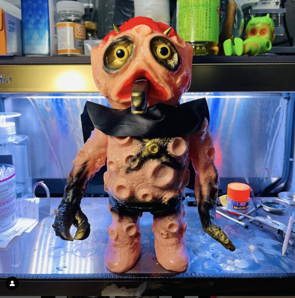 blackpearlsjp's tweet photo. Planet Hapy ready for blast off 

遊星ハッピー
準備完了

#sofubi
#longneck
#hapy
#bps
#blackpearls https://t.co/IaEVtAKNGu