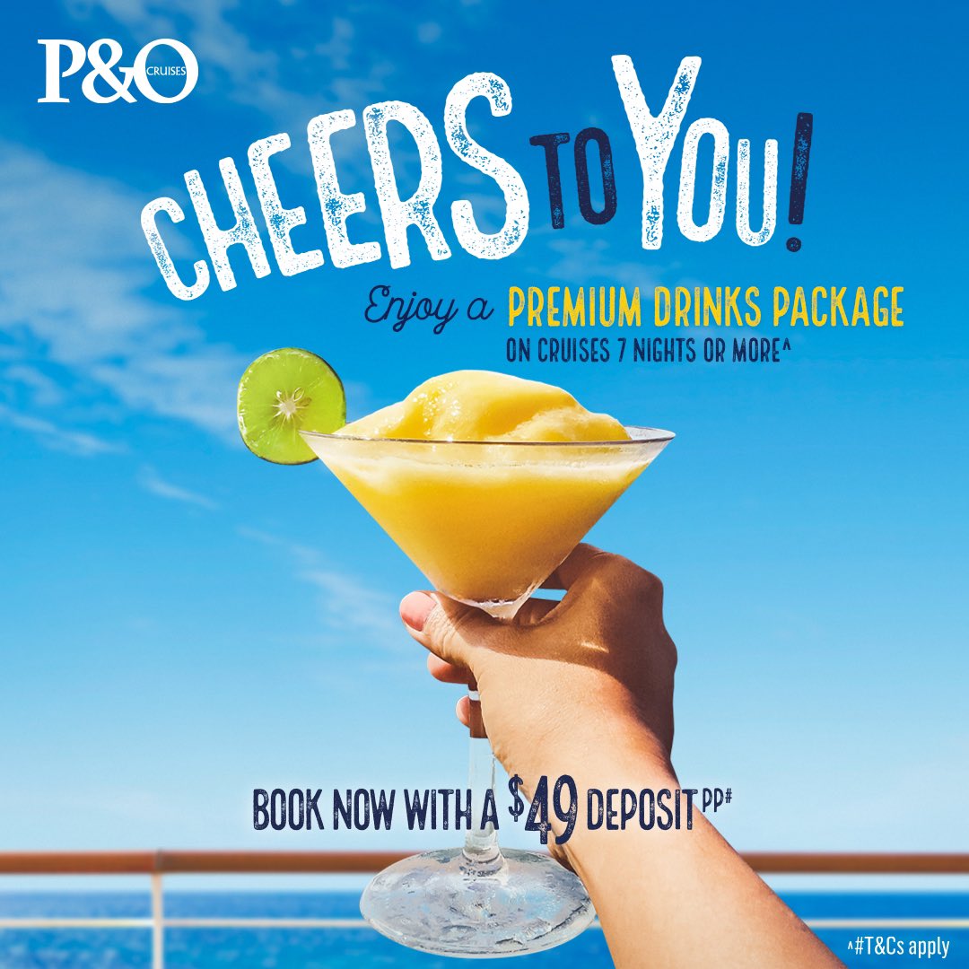 Grabacruise's tweet photo. Lock in your next great getaway now for just $49 deposit including Drinks Package on cruises 7 nights or more 
https://t.co/v5C4wXTf0Q https://t.co/IOWEb7x25W
