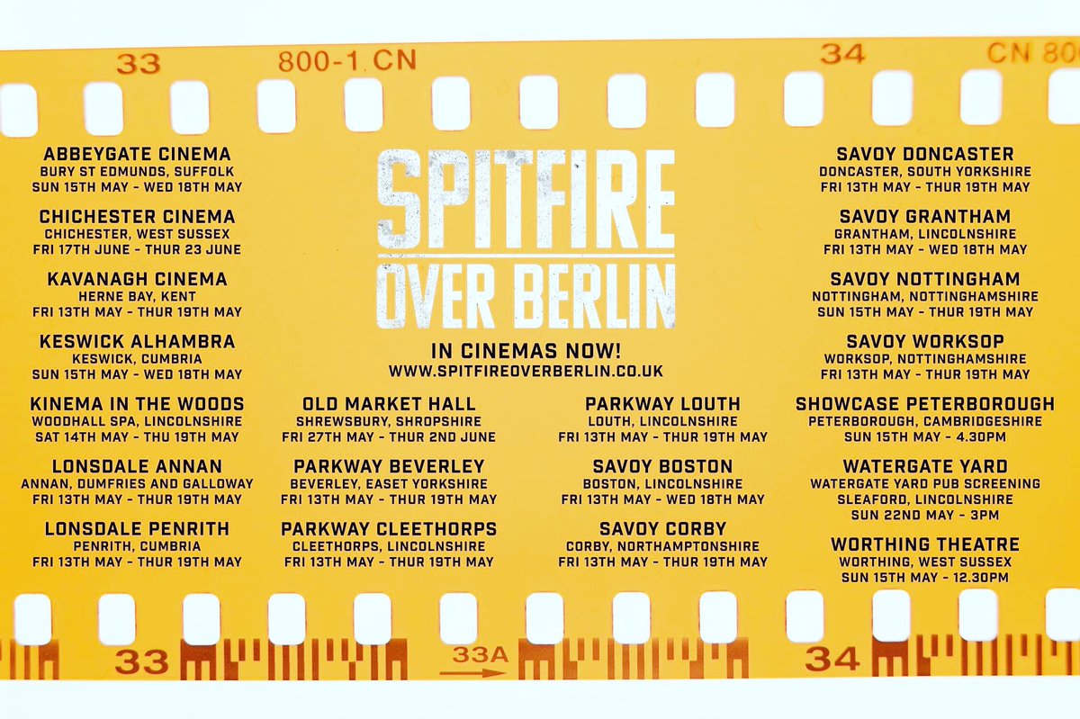 Spitfire Over Berlin is in cinemas now! Link to tickets spitfireoverberlin.co.uk
#spitfireoverberlin #film #spitfire #movie
