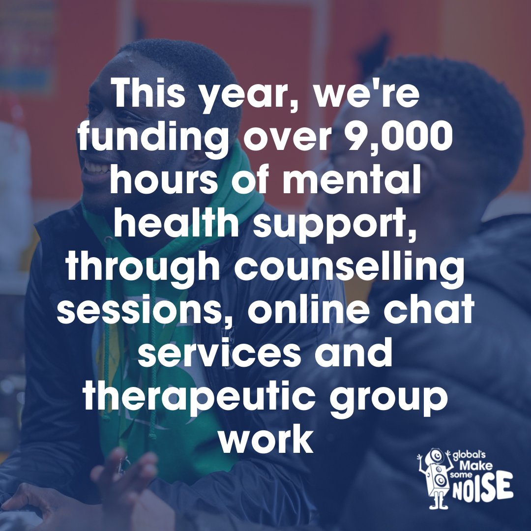 This year, we’re funding over 9,000 hours of mental health support through 1:1 counselling sessions, online chat services and therapeutic group work to support people of all ages facing mental health challenges 💙

#MentalHealthMinute