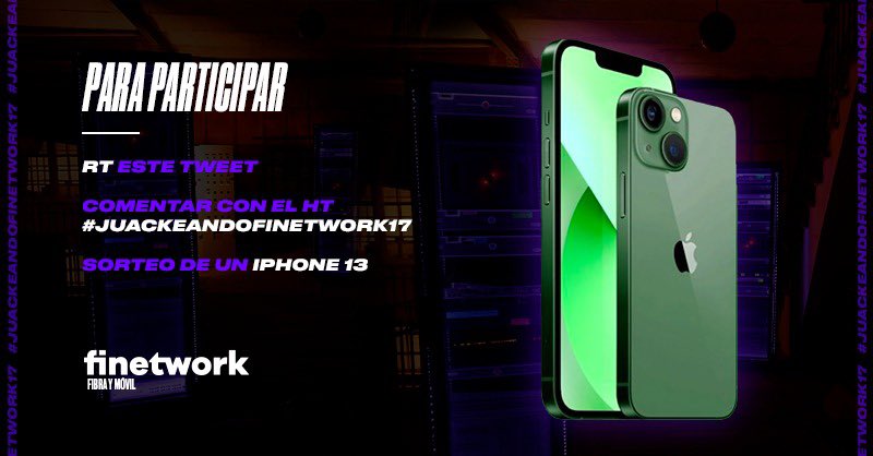 finetwork's tweet image. SORTEO DE UN IPHONE 13 VERDE 

JUACKEANDO TWITTER. Viernes con V de Vendetta 👀

Para participar:

1. RT este tweet 
2. Comentar con el HT #JuackeandoFinetwork17

Mucha suerte a todos!!!