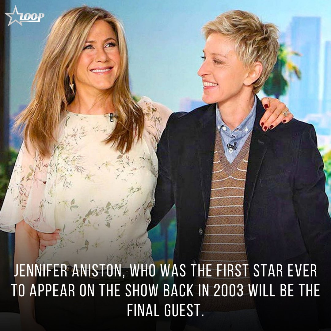 _starloop_'s tweet image. After 19 seasons and 3000+ episodes, and receiving 61 Emmy awards, Ellen DeGeneres ends her daytime TV Show.

#Ellen  #ellendegeneres #ellenshow #JenniferAniston  #ellendegeneresshow #daytimetvshow #warnerbros #warnerbrothersstudio #talkshow