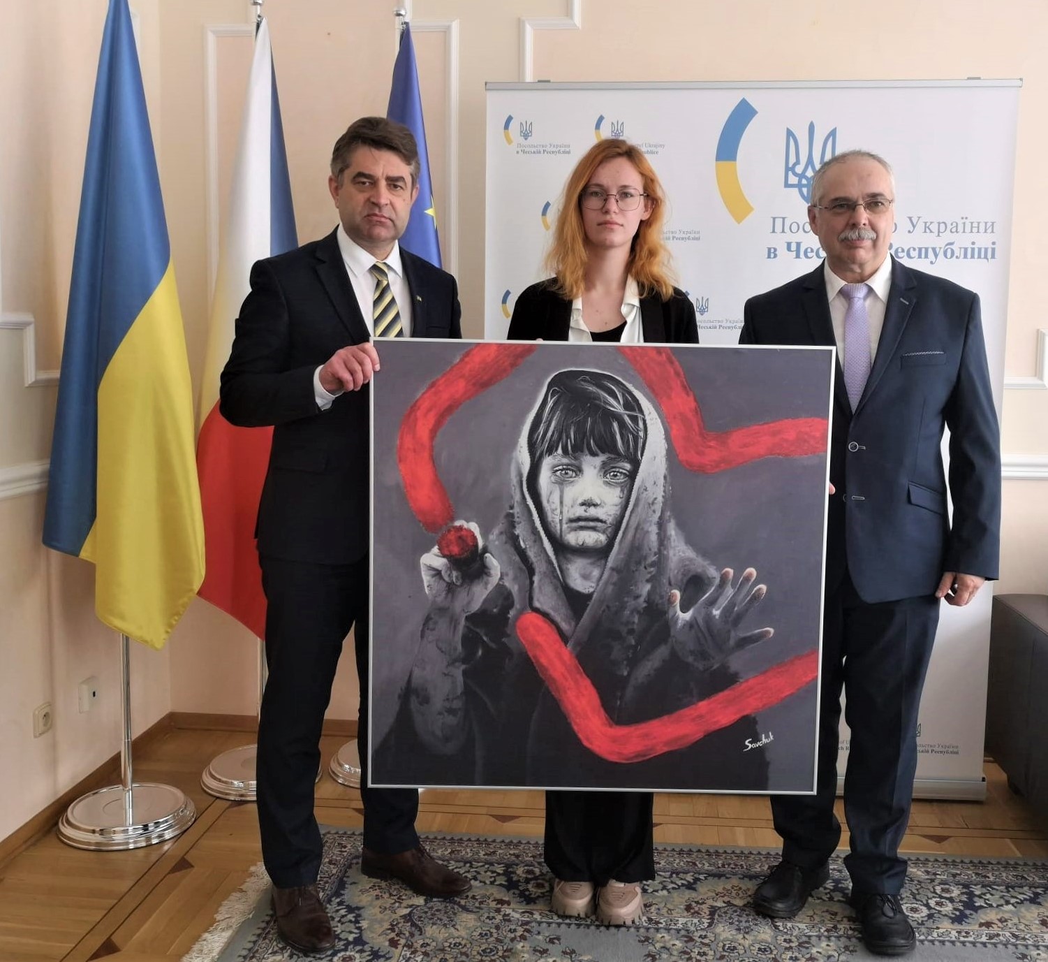 UKR Embassy In CZE On Twitter Velvyslanec YPerebyinis P evzal Dar 