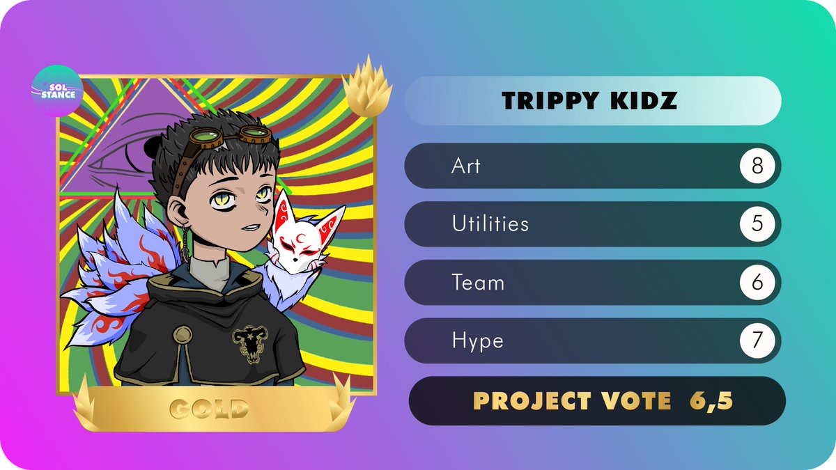 solstance's tweet photo. Art speek itself and @TrippyKidzNFT hype is good

Gonna sold out during wl? For sure 

Is the mint of the day? We can ensure any other drop won't be as good as trippy.

P.S. Always DYOR and buy what u can afford, this is not a financial advice

#Solana #SolanaNFT #MintOfTheDay https://t.co/hipJehqBzW