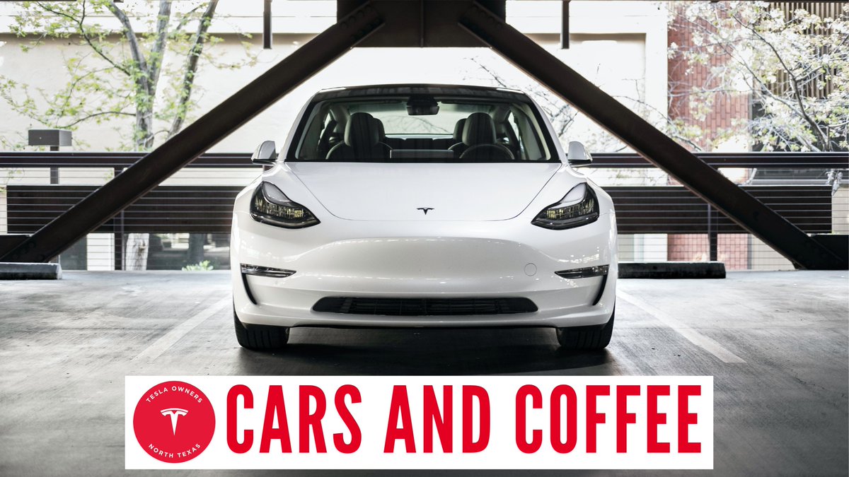 NTXTeslaOwners's tweet photo. Come join us on May 21st for Cars and Coffee from 9:00 - 11:00!

Park Lane Supercharger 8190 Park Ln, Dallas, TX 75231 https://t.co/t2YCcxYaCh
