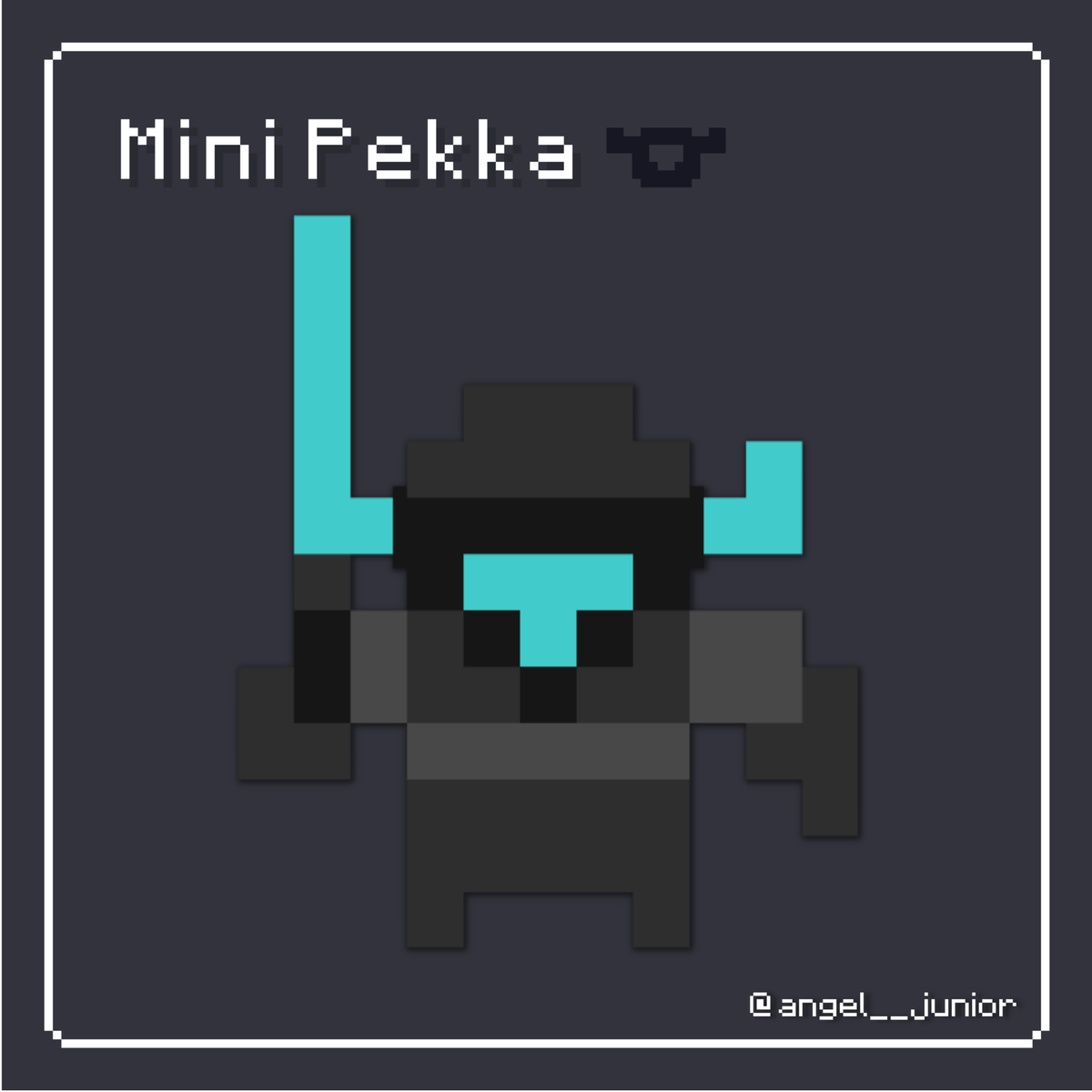 Angel__Junior's tweet photo. Diseño del Mini Pekka hecho en Blockbench 🥞​🥞​

#blockbench #blockbench3d #MiniPekka #ClashRoyale #3D #3dmodeling #3dart #minecraft #minecraftmod #minecraftart #minecraftmodel https://t.co/F2fiFFowqA