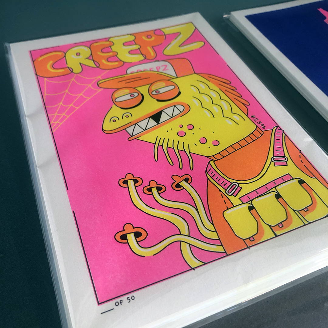 I’ve gotta big-up <a href="/16TonnePress/">16 Tonne Press</a> for printing the sickest pink I’ve ever seen! 😍 I will take these prints to <a href="/SneakerCon/">Sneaker Con</a> LA as long as I don’t fail my video supervised LFT. 🤞 #Art