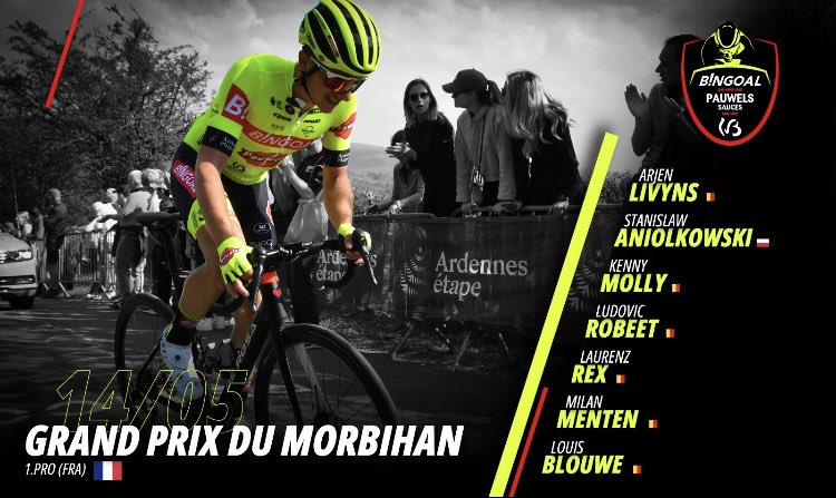 WagnerBazinWB's tweet photo. 🇫🇷 @GP_Morbihan 
Voici notre sélection pour ce samedi. 

@ALivyns 🇧🇪
#stanislawaniolkowski🇵🇱
@KennyMollyKai 🇧🇪
@RobeetLudovic 🇧🇪
@laurenzrex 🇧🇪
@MilanMenten 🇧🇪
@Lblouwe 🇧🇪

🔴 https://t.co/Cd9kYTM58d

#gpmorbihan #GPM #CoupedeFrance https://t.co/puqzrkzLQU