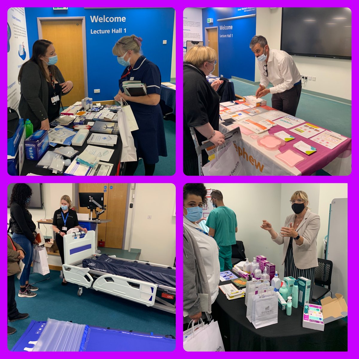 Nataliedoble's tweet photo. An amazing turn out for all that attended the TVN  dressing event @GWH_NHS yesterday! Well done Saturn ward for winning the £50 Domino's voucher @Dominos_UK. Thankyou to all that supported the event! @3MUK @FlenHealth_UK @FMG_Group @SmithNephewPLC @UrgoMedicalUK @AdvancisMedica https://t.co/ZyNWFnoXIR