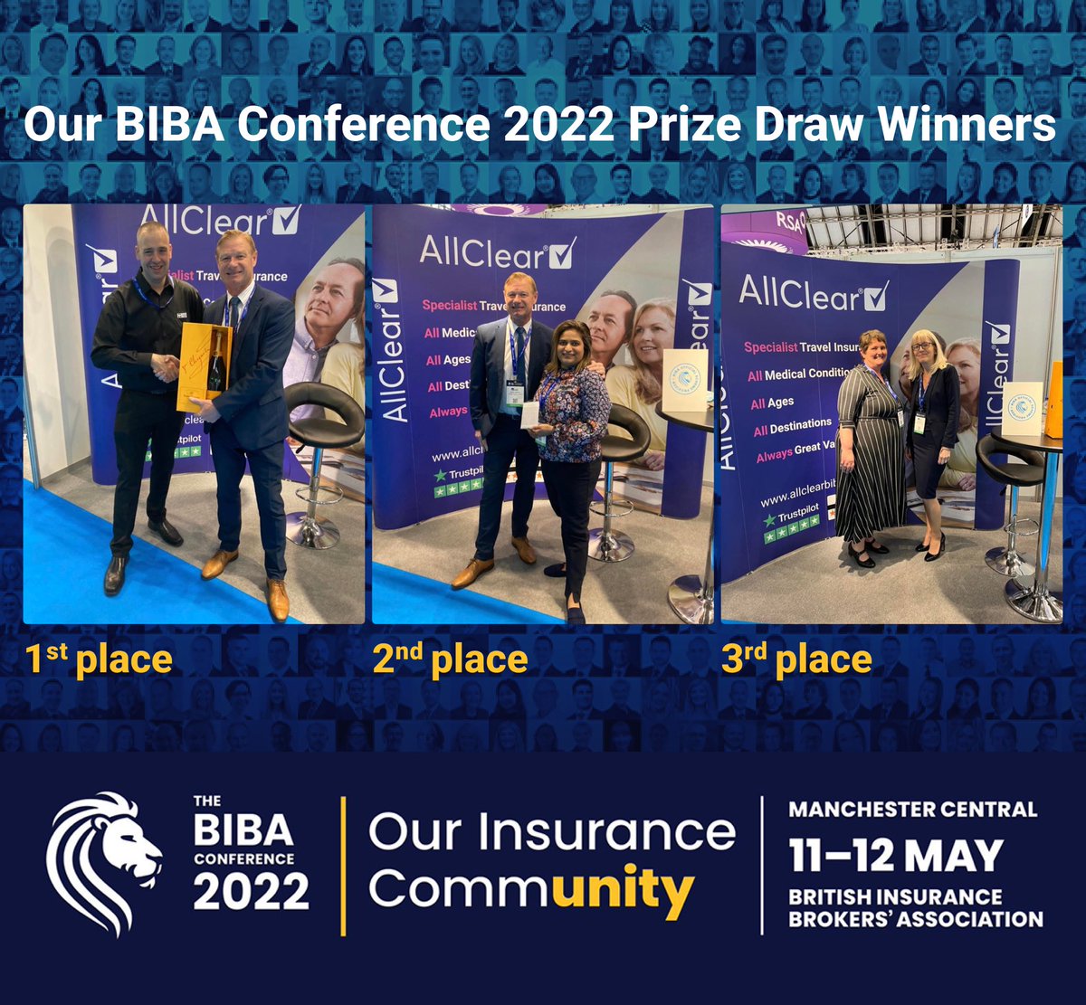 #BIBA2022 is over for another year!

We’re looking forward to lots of follow up conversations and actions.

But for now, we wanted to say a big well done to our Prize Draw winners - Samantha, Neelam Dugga and Jenny.  Enjoy your #prizes!