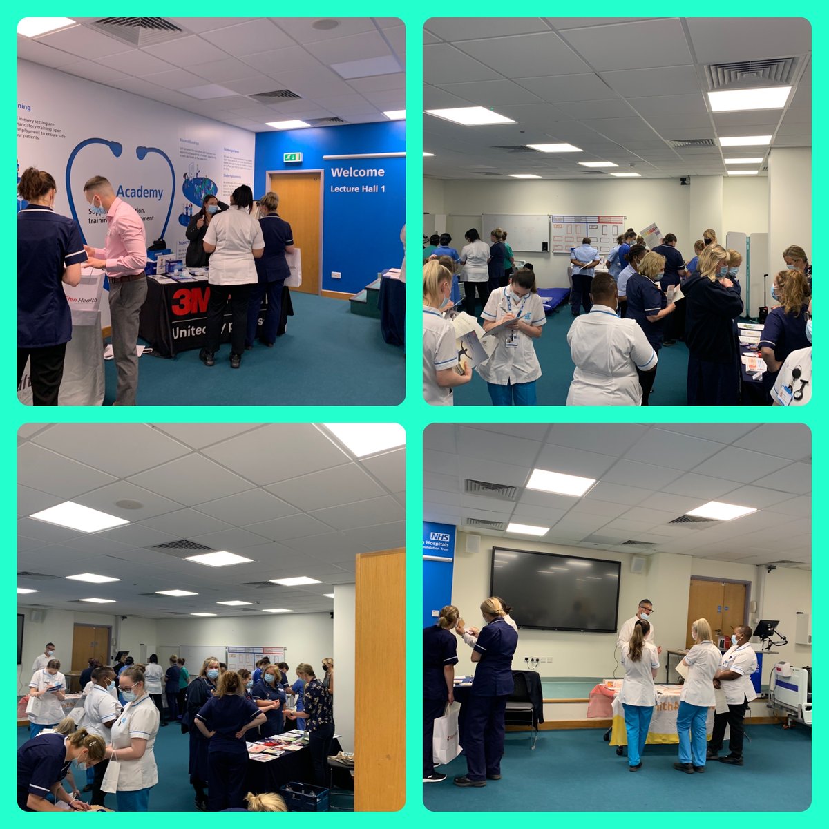 Nataliedoble's tweet photo. An amazing turn out for all that attended the TVN  dressing event @GWH_NHS yesterday! Well done Saturn ward for winning the £50 Domino's voucher @Dominos_UK. Thankyou to all that supported the event! @3MUK @FlenHealth_UK @FMG_Group @SmithNephewPLC @UrgoMedicalUK @AdvancisMedica https://t.co/ZyNWFnoXIR