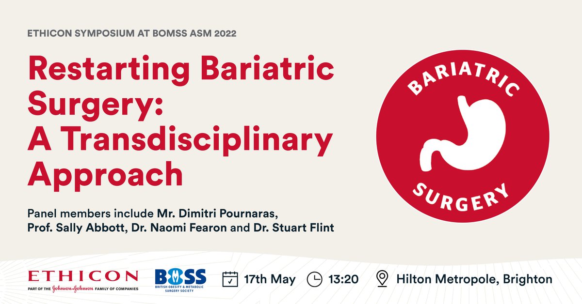 Calling all BOMSS ASM 2022 attendees! Don't miss this brilliant MDT panel's Q&A session on Tuesday lunchtime! #bariatric #bomss @bariatricBOMSS