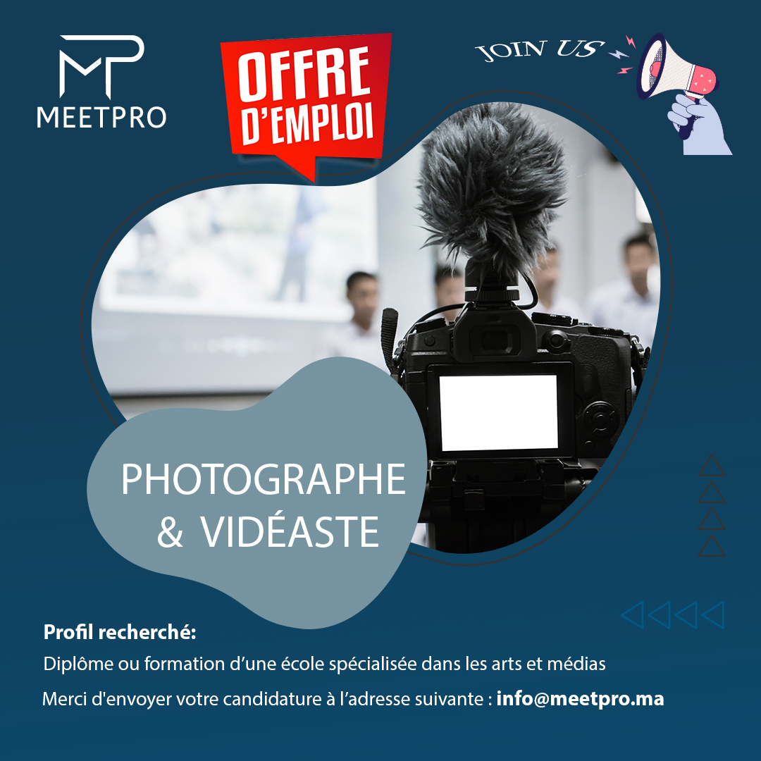 Meetpro_ma's tweet photo. 📣 Offre emploi et Stage à Casablanca
➡ Assistant événementiel
➡ Photographe &amp; vidéaste
📧 info@meetpro.ma
#photograph #photography #photographie #photographer #videaste #vidéaste #Events #event #event_planner #Meeting #événement #events #communication #eventplanner https://t.co/wA4DxcO8RH