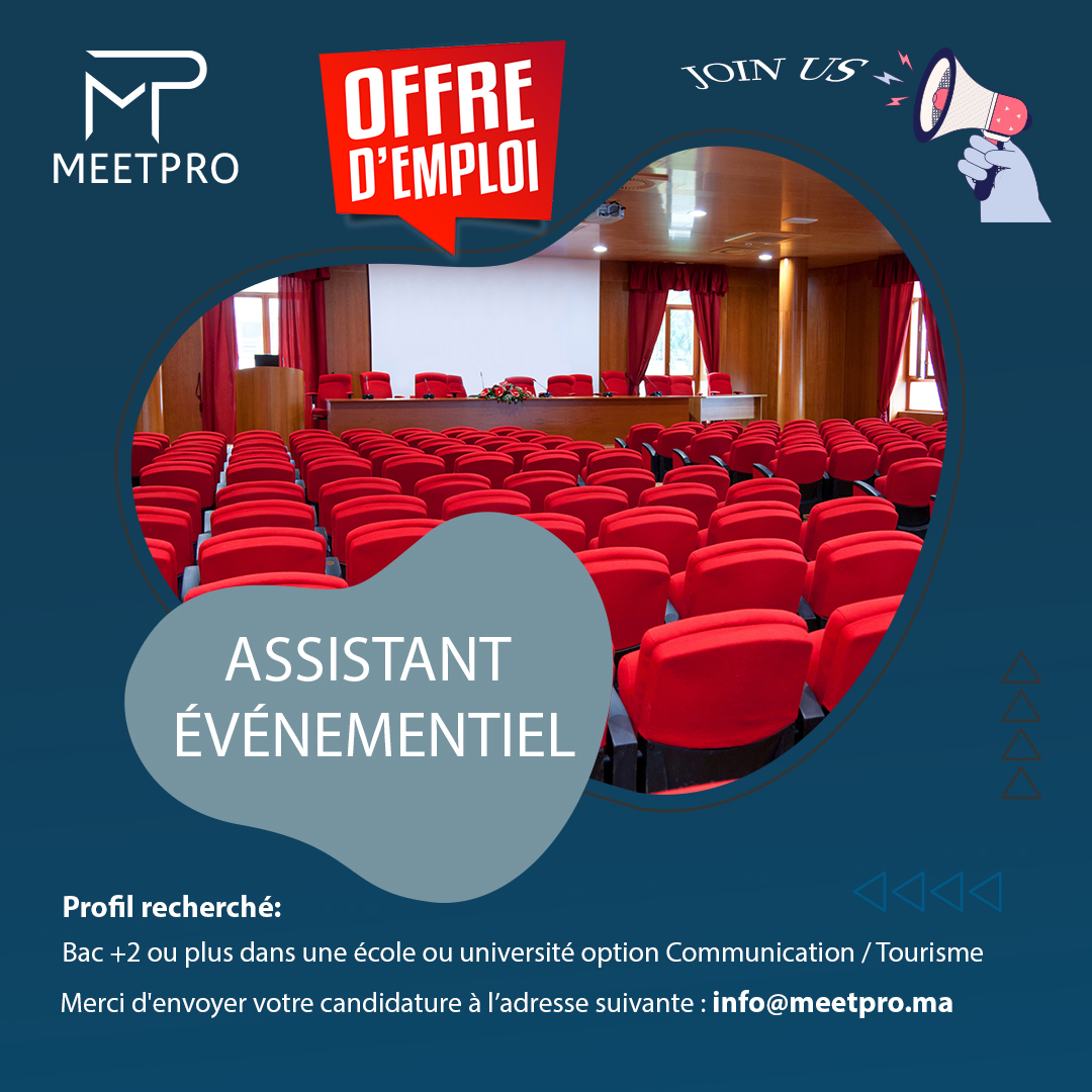 Meetpro_ma's tweet photo. 📣 Offre emploi et Stage à Casablanca
➡ Assistant événementiel
➡ Photographe &amp; vidéaste
📧 info@meetpro.ma
#photograph #photography #photographie #photographer #videaste #vidéaste #Events #event #event_planner #Meeting #événement #events #communication #eventplanner https://t.co/wA4DxcO8RH