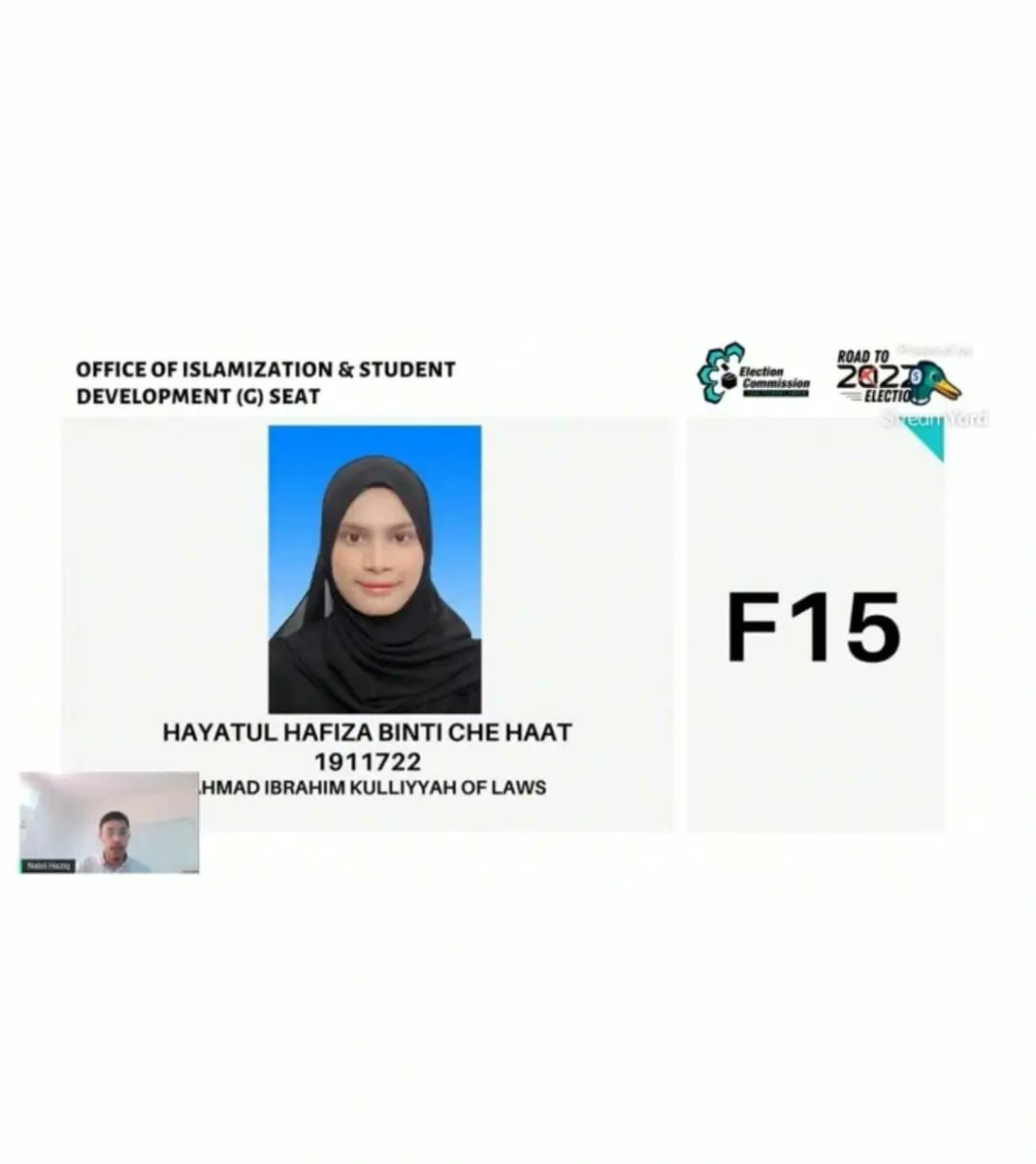 May the best always be with us! 

The nomination day of IIUMSU Election 2022 was held today and my candidacy for the Office of Islamization &amp; Student Development has been endorsed. 

Alhamdulillah, I have won uncontested for the seat.