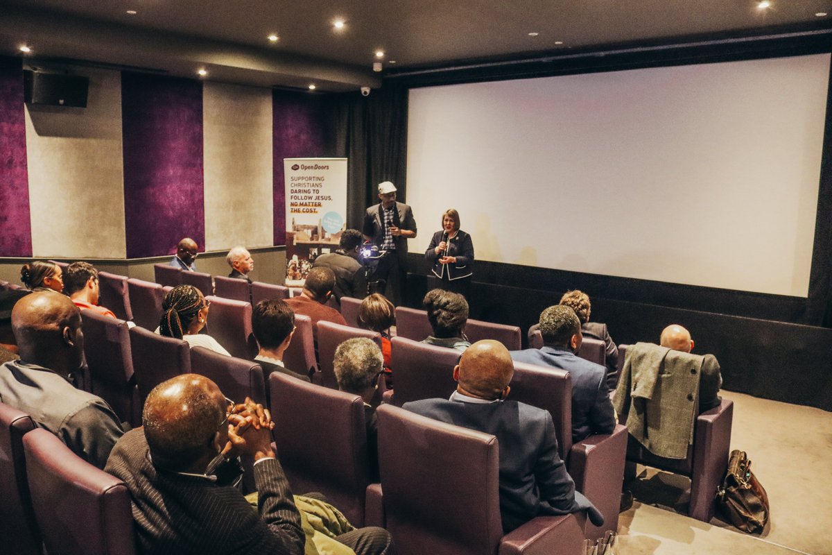 OpenDoorsUK's tweet photo. Last night, Open Doors and @PSJUK_Official hosted a private showing of @MilkmaidMovie.

The film – inspired by the kidnapping of the Chibok girls in Nigeria – aims to draw attention to the Islamic extremism sweeping across sub-Saharan Africa, which is affecting Christians. 1/2 https://t.co/sfEdPap4D0