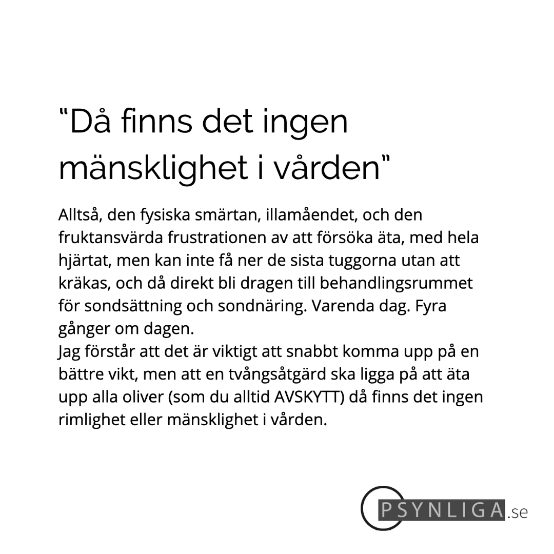 opsynliga's tweet photo. Läs fler berättelser på länken i vår bio.⁠
⁠
Har du en egen berättelse från psykiatrin? In på https://t.co/TCDXngmV1I och skriv till oss! Din berättelse delas anonymt på https://t.co/TCDXngmV1I
⁠
#opsynliga #psynligt #psykiskohälsa #psykiatri #psynlighet #sondmatning https://t.co/q23j0h50ll