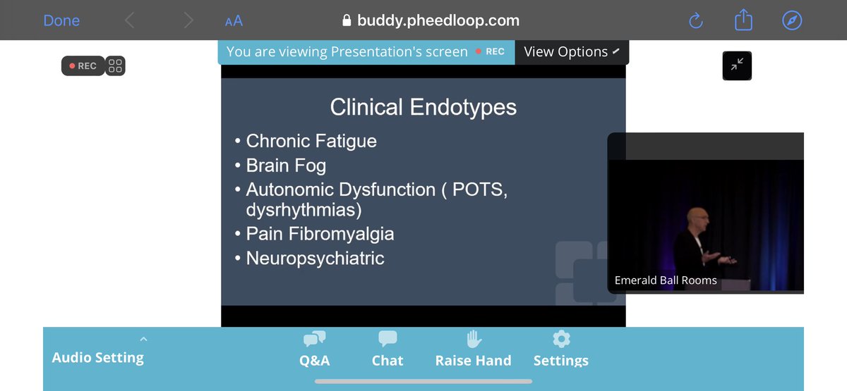 the_joint_md's tweet photo. Got to listen to @LCalabreseDO, yesterday while driving too #CCR2022. Long Haul Covid is real!!! Some phenotype we should be aware as these patients will be coming to see us. https://t.co/TjikUMlbj8