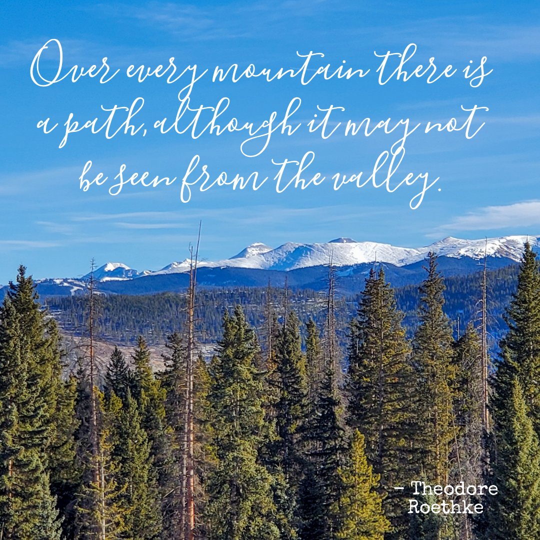 Even the greatest challenges have a solution and can often take us on the most incredible and inspiring journeys, as well.  Don't overlook an opportunity simply because it appears to be difficult. Take a chance and enjoy the adventure!
#Breckenridge #coloradolife #coloradorockies