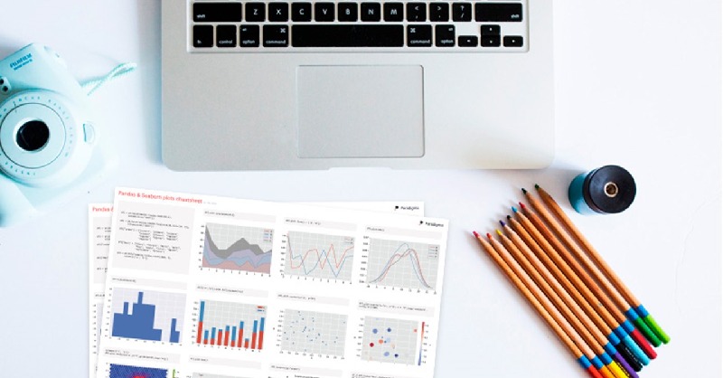 paradigmate's tweet photo. Tus datos tienen una historia que contar. Con nuestra cheat sheet, aprenderás a usar los plots correctos de #Pandas y #Seaborn para que esas historias cobren vida de forma clara y visual. ¡Descárgala y empieza a comunicarte con tus datos! 📥