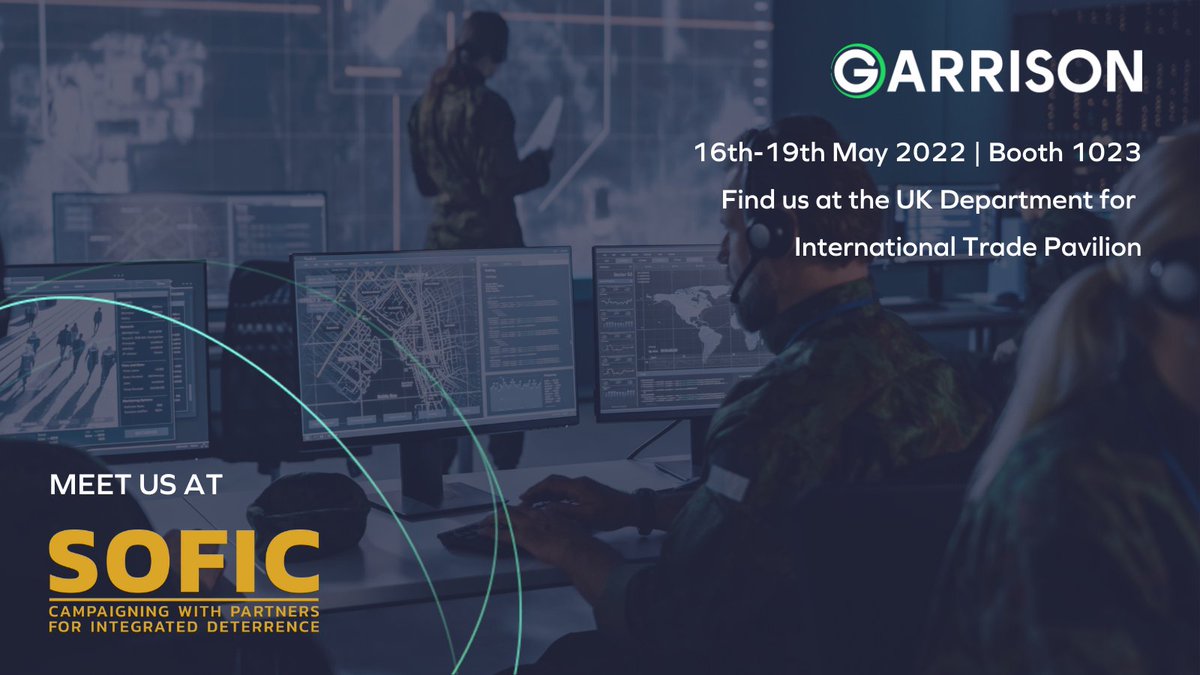 garrison_tech's tweet photo. Garrison’s Cross-Domain solutions allow isolated access to multiple sources and native applications in real time, enabling critical missions. 

Meet our team at #SOFIC, in the UK Department of International Trade Pavilion - Booth 1023.  

#crossdomain #raisethebar #webisolation https://t.co/haWeMuhv3Z