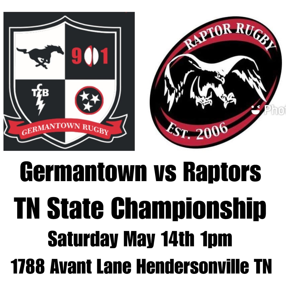 <a href="/HHSMustangRugby/">Mustang Rugby</a> compete for 4th consecutive TN State Championship Sat 1pm <a href="/YouAreHouston/">Houston Athletics</a> <a href="/HHSMustangs/">HHS Mustang Football</a> <a href="/themustangmob/">Mustang Mob</a> <a href="/MustangMSRugby/">Mustang Middle Rugby</a> <a href="/Teamshabazz9/">Coach Shabazz CSCS</a> <a href="/johnvarlas/">John Varlas</a> <a href="/usarugbysouth/">USA Rugby South</a> <a href="/goffrugbyreport/">Alex Goff</a> <a href="/gmsdk12/">Germantown MSD</a> #901rugby