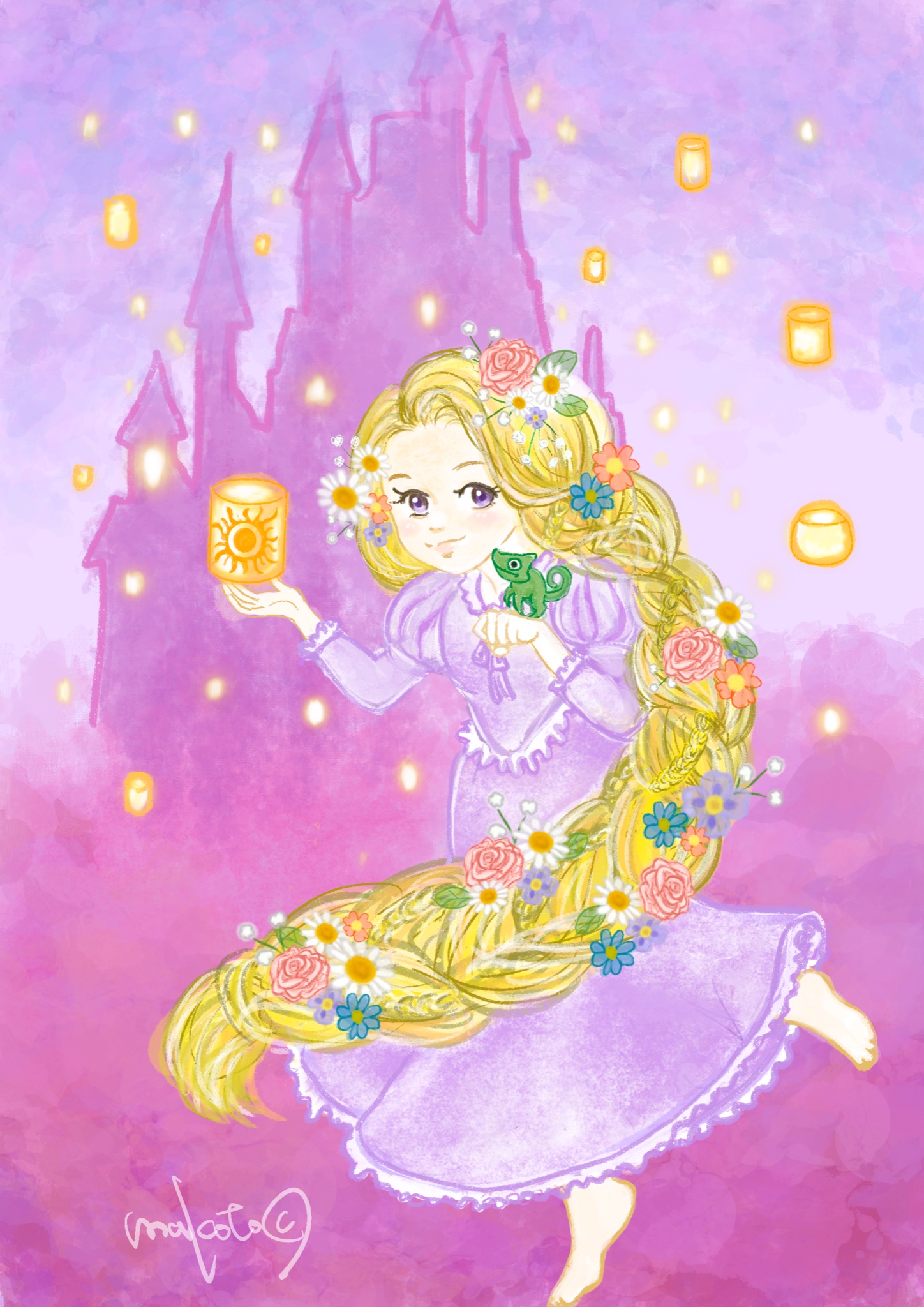 ラプンツェルイラスト Twitter Search Twitter