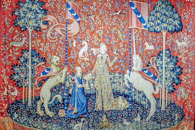 parisladouce's tweet photo. Paris : La Dame à la licorne, ensemble de tapisseries iconiques à redécouvrir au Musée de Cluny - musée national du Moyen-Âge - Vème
@museecluny @PLCommunication
https://t.co/ptSz1xKc4b
#paris #ladamealalicorne #museedecluny #moyenage #patrimoine #tapisserie #tenture https://t.co/DE1ko70zLm