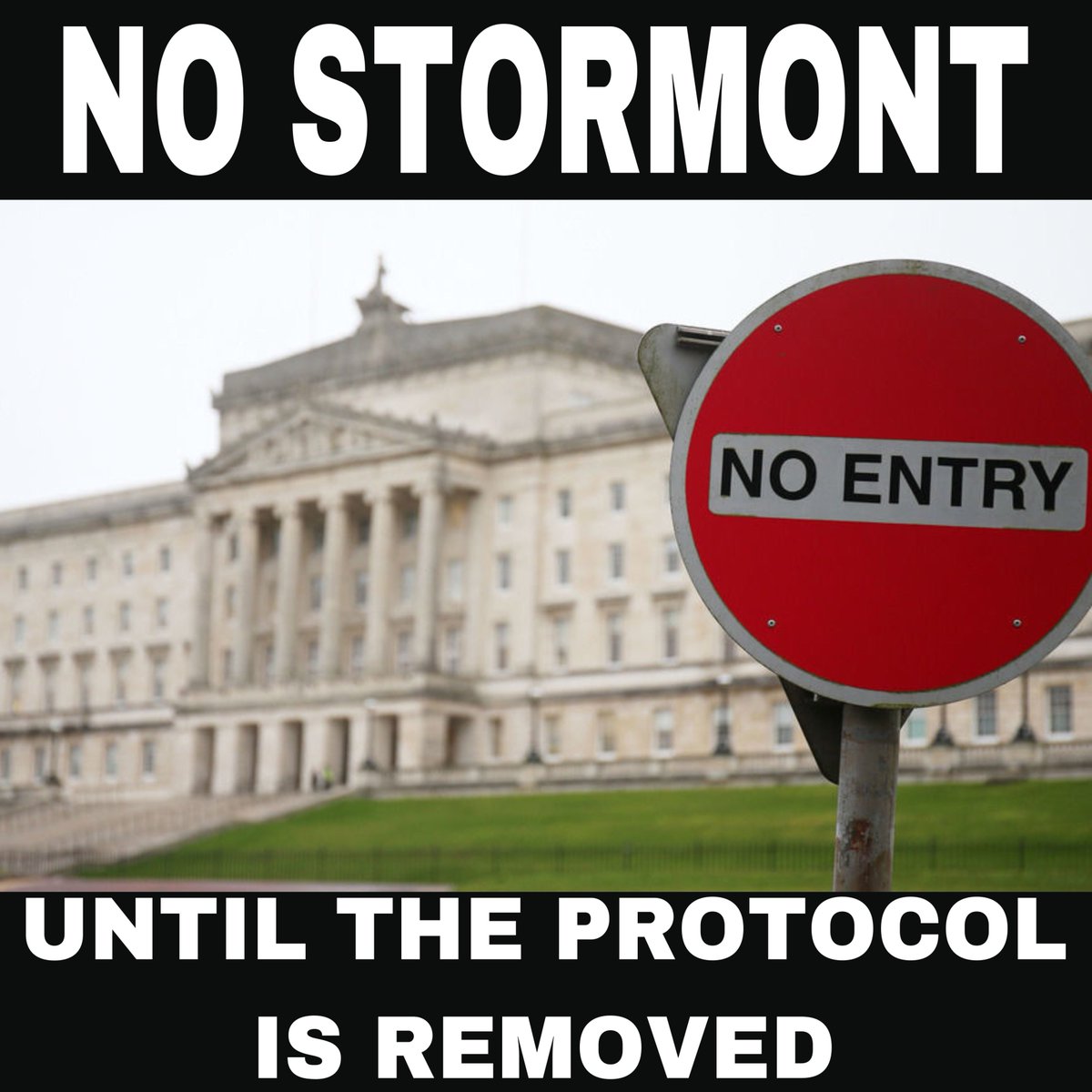 jolenebuntinguk's tweet photo. The DUP are right to block the nominate of a speaker to Stormont until the N.I Protocol / Irish Sea Border is REMOVED!
#BrexitForAll #NoIrishSeaBorder #EUOutOfUlster #NoSurrender https://t.co/tKhRxDBgcM