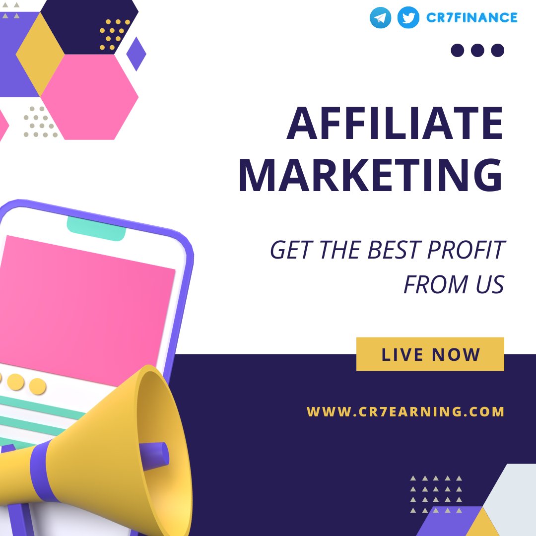 cr7finance's tweet photo. Now the wait is over. #Affiliate Marketing plan is live now. Join us CR7 Earning to get best profit.
.
.
.
.
.
.
#cr7earning #cr7 #cr7fans #cr7edits #cr7drive #cr7juve #cryptocurrency #crypto #cryptomemes #dogecoin #cr7tothemoon #dogearmy #dogetothemoon https://t.co/euPlaWVz4Q