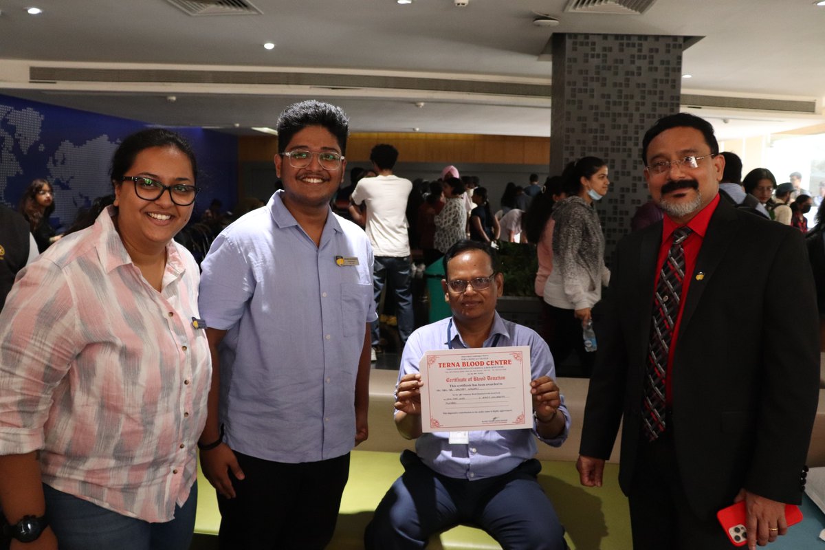 AmityUniMumbai's tweet photo. #AmityForSociety
Amity University, in collaboration with the Rotary and Rotaract Club, Patalganga, has recently organized a Blood Donation Drive, at the campus.
#AmiCommunity #blooddonationdrive #RotaryClub #HealthandWellbeing #societywellbeing #AmityUniversityMumbai https://t.co/CleQ5Xc95x