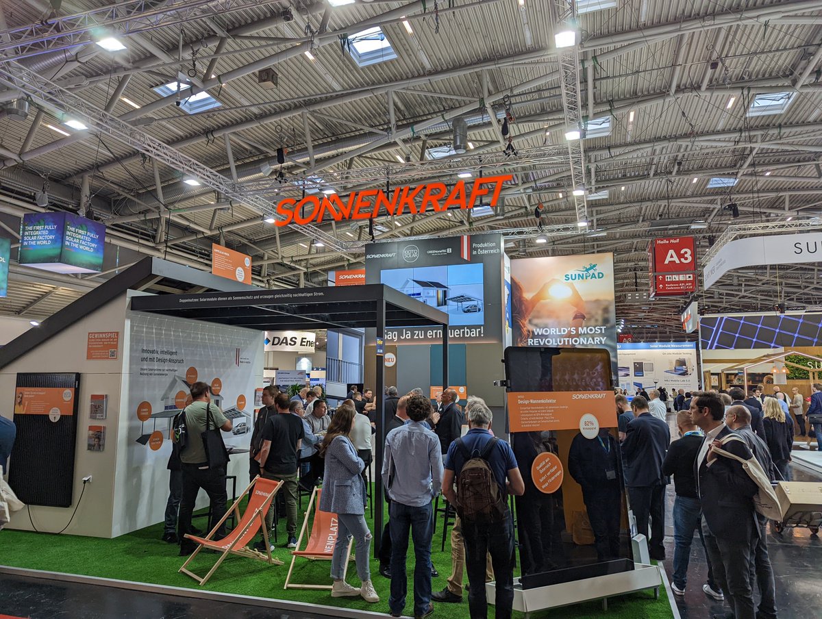 ESECA at @Intersolar 2022. Lots of interesting solutions for renewables in #Europe and #Africa