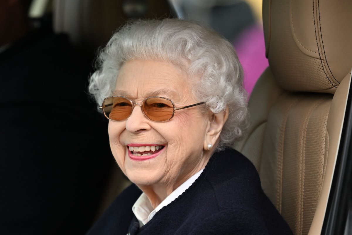 Happy and Glorious. HM Queen Elizabeth II makes her first appearance at The Royal Windsor Horse Show #Royals #PlatinumJubilee #TheQueen