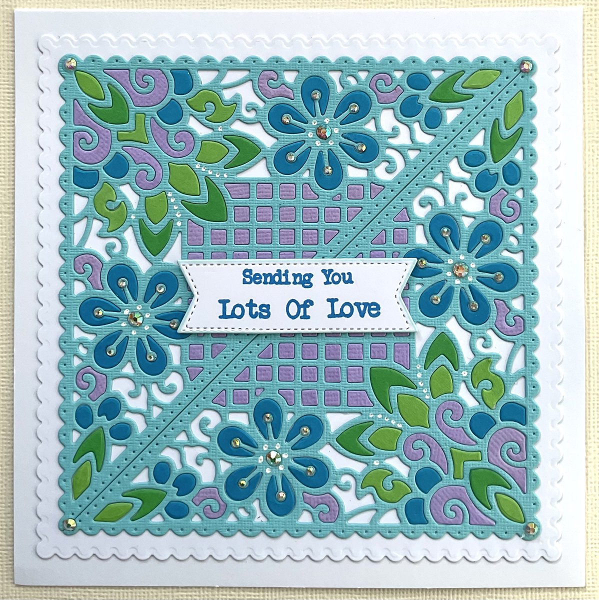 SueDix1's tweet photo. Some sample cards for my brand new #SweetDixie Background dies launching on Create & Craft today. #Crafting #diecutting #Craft https://t.co/vQvvwyBqNk