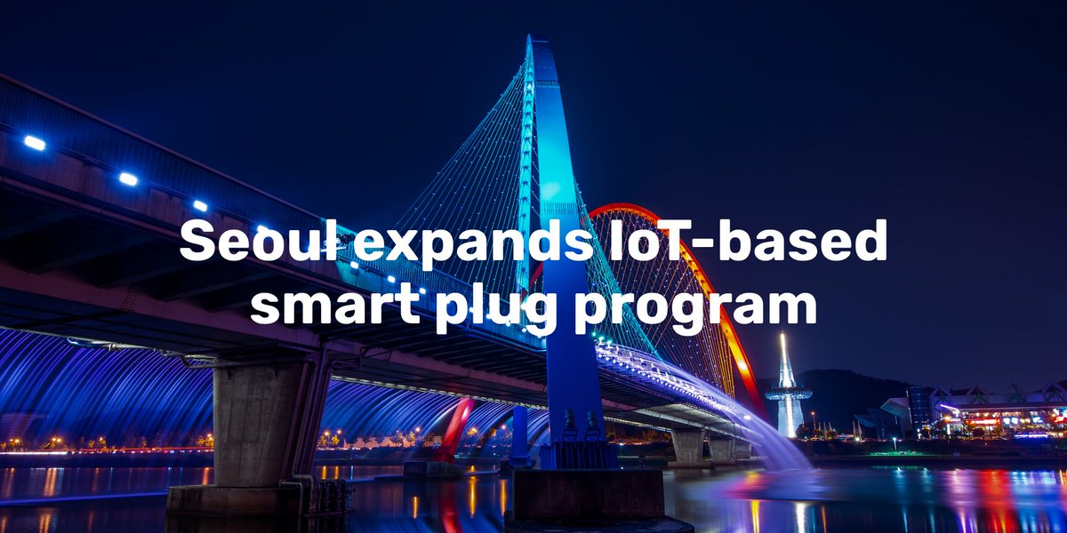 KaaIoT's tweet photo. Seoul expands IoT-based smart plug program:
https://t.co/dcayjjgJ57
Another 2,000 single-person households in Seoul will be added to the smart plug program, which uses #InternetofThings (IoT) to monitor the well-being of people.
#IoT #remotehealthcare #RemoteHealthMonitoring https://t.co/KuJLkzYwT6