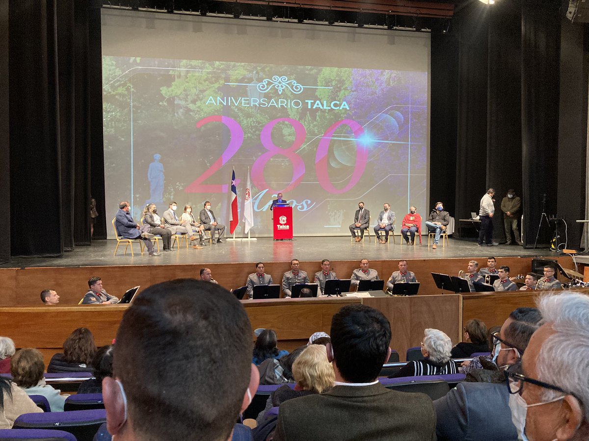 Una emotiva celebración de los 280 años de #Talca. Felices de ser parte de esta comunidad que nos acoge y con la que esperamos seguir profundizando nuestros lazos.  <a href="/UTalca/">Universidad de Talca</a> <a href="/jcdiazavendano/">Juan Carlos Díaz A.</a> <a href="/IMTalca/">Municipalidad Talca</a>