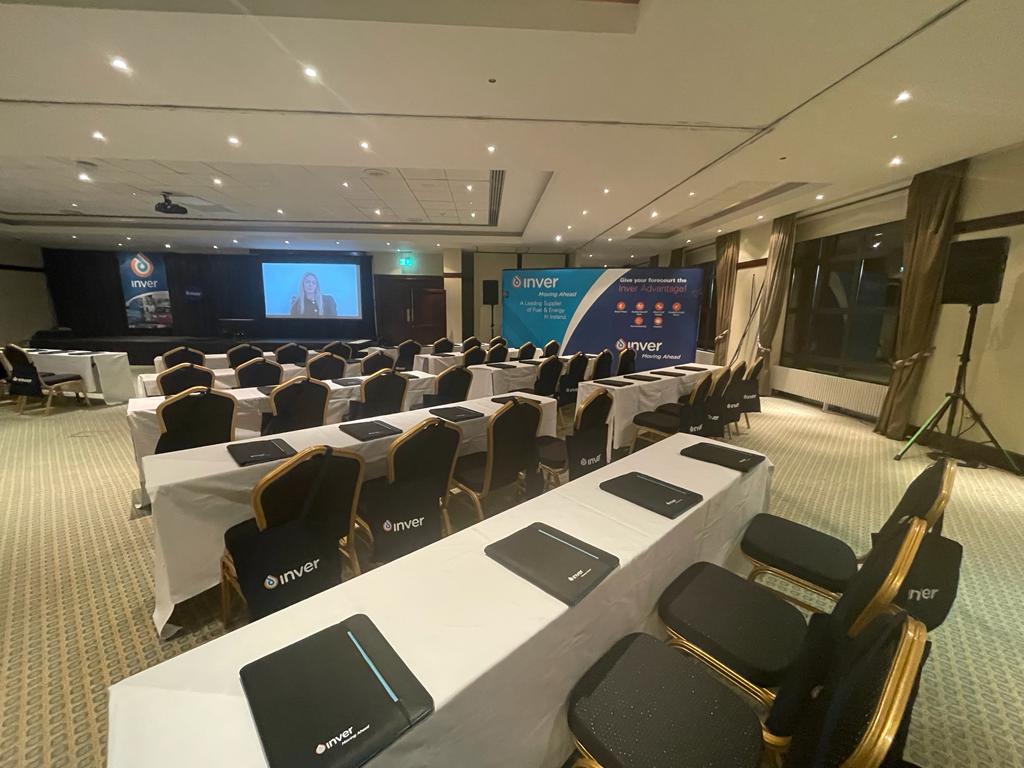 We are live from Limerick this week in the amazing <a href="/CastletroyPark/">Castletroy Park</a> Hotel for the <a href="/InverCommunity/">invercommunity</a> Dealer Conference with the wonderful <a href="/TheGinaLondon/">Gina London 🧡 Communicate with Purpose 🧡</a> as MC.

#InverCommunity #InverQualityFuelTechnology #Conferences2022 #EventProfs