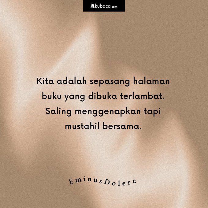 akubacadotcom's tweet photo. Ehm, kalian butuh waktu berapa lama untuk move on?

https://t.co/RH4E3w8ek8 https://t.co/LG3tuwooiB