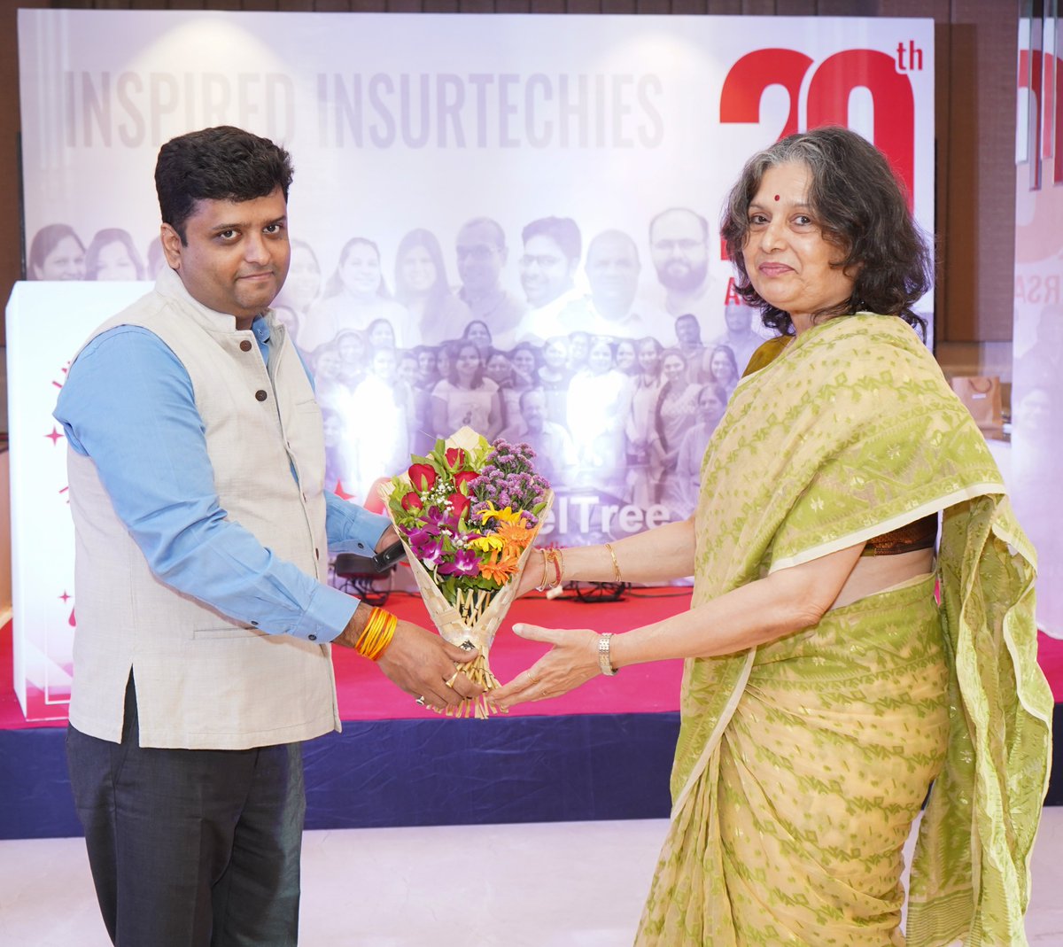 AccelTree's tweet image. At AccelTree&apos;s 20th Annual Day Prasad Deore shared insightful industry experiences in his capacity as Senior Director, @NASSCOM. The event was a milestone in AccelTree&apos;s journey of leading insurtech since 2002.

#insurtech #bfsi #annualevent #20thanniversary