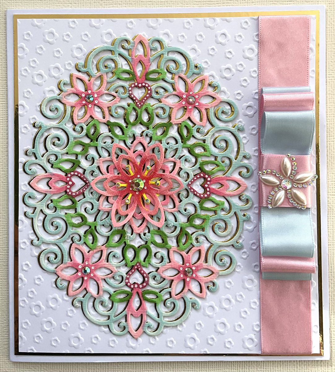 SueDix1's tweet photo. And some more samples made from my new #SweetDixie Backgrounds dies collection which weren’t featured in the shows today, but are available on Personal Impressions’ website. #Cardmaking #Craft #Diecutting #Crafting https://t.co/scnPrmDkmp
