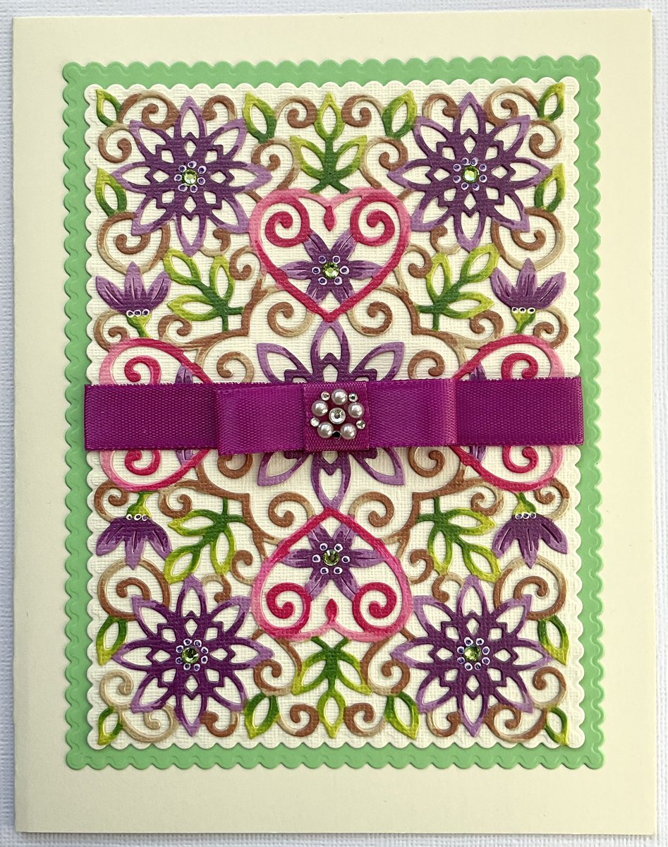 SueDix1's tweet photo. And some more samples made from my new #SweetDixie Backgrounds dies collection which weren’t featured in the shows today, but are available on Personal Impressions’ website. #Cardmaking #Craft #Diecutting #Crafting https://t.co/scnPrmDkmp