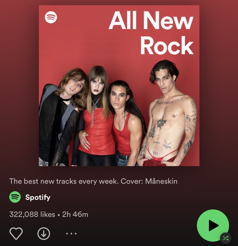 Villa in France (@villainfrance) on Twitter photo Green Machine has been playlisted by <a href="/SpotifyUK/">Spotify UK & Ireland</a> in All New Rock alongside Maneskin and My Chemical Romance!!!😭🙏🏻 This is a true honor!! Stream “Green Machine” out NOW💸🎉 Green Machine has been playlisted by <a href="/SpotifyUK/">Spotify UK & Ireland</a> in All New Rock alongside Maneskin and My Chemical Romance!!!😭🙏🏻 This is a true honor!! Stream “Green Machine” out NOW💸🎉