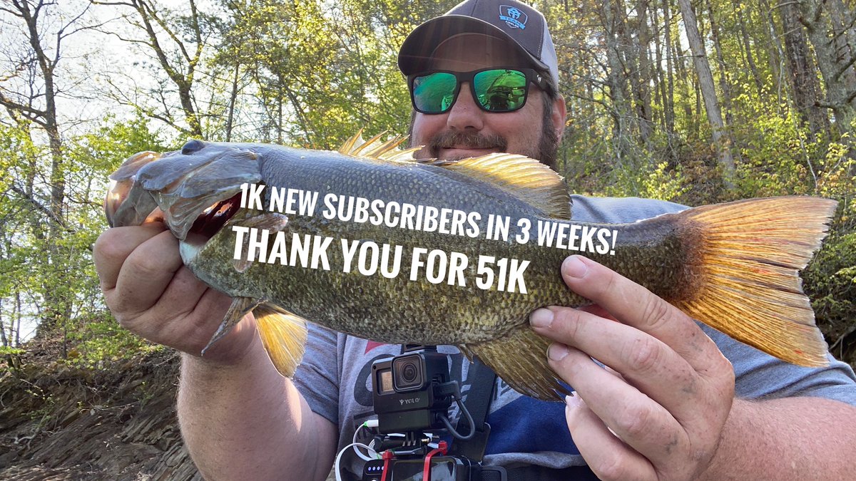 BassGeekFishing's tweet photo. Just 3 WEEKS ago we Hit 50,000 Subscribers on YouTube! Today we blew the doors off 51,000🔥🔥🔥
Thank you so much!!!!!!!
#bassgeek #bassgeeknation #bassfishing #bassfishingvideos #fishingvideos #youtube #youtuber #youtubeangler #thankyou https://t.co/SEprCMe4mq