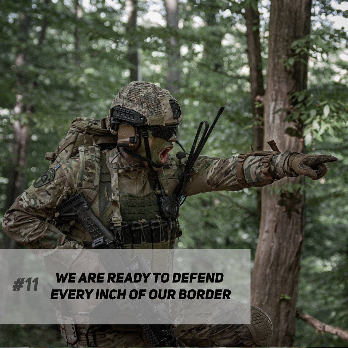 We are strong and united, three thousand soldiers, one mission, ready to defend every inch of our land no matter the cost!

We are #StrongerTogether! #WeAreNATO